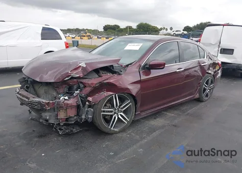 2017 Honda Accord Sport Se z USA, uszkodzony, nr VIN 1HGCR2F14HA206945